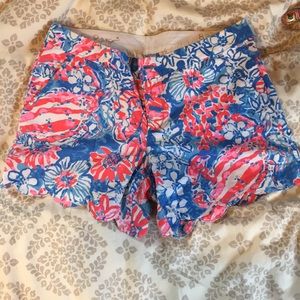 Lilly Pulitzer buttercup shorts size 8
